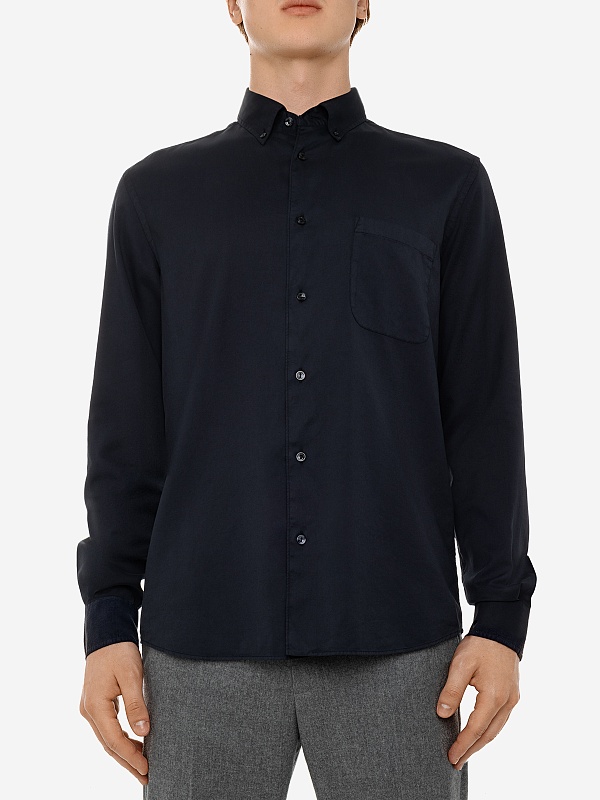 Рубашка муж AGNONA AI23PTD06U2N_U2071 B98 NIGHT - 3