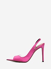 Босоножки (каблук) жен Alexandre Vauthier AVE4000-004 TRANSP/FUCHSIA