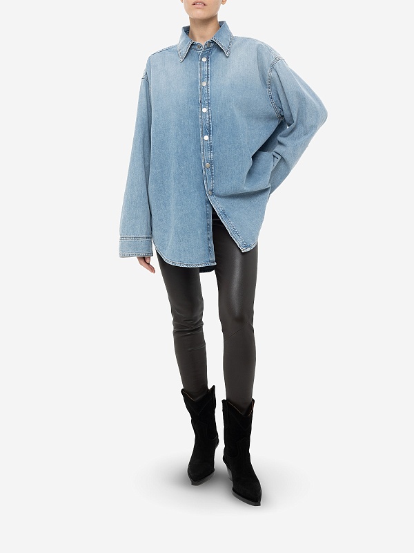 Рубашка жен Haikure HEW06080DF161 L0877 BLUE AQUA - 2