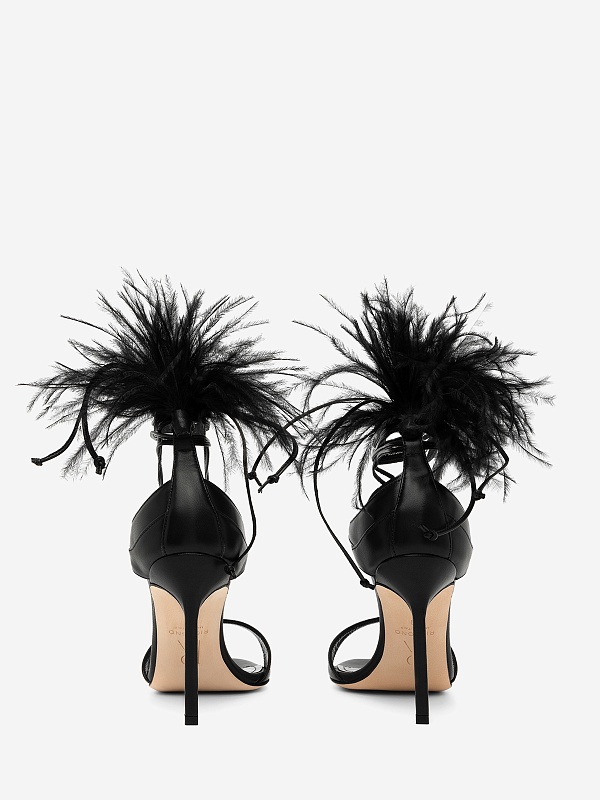 Сандалии (каблук) жен Ricagno TAMARA SANDAL Black - 4