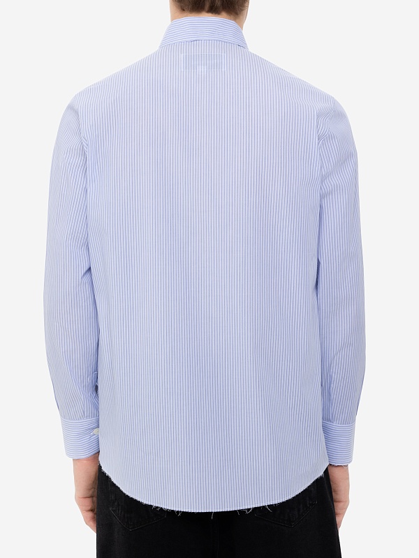 Рубашка муж Tonywack BE12SH24 SKY BLUE STRIPE - 4