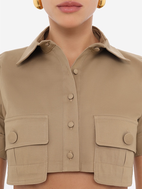 Рубашка жен Actualee 16170 CA000613 beige - 5