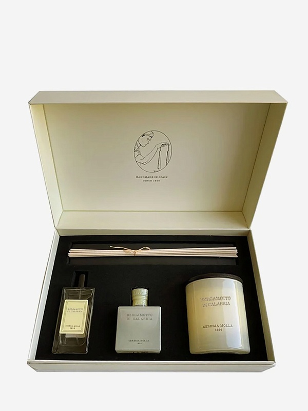 Набор (свеча 230г, диффузор 100мл и спрей 100мл) унисекс Cereria Molla 1899 SET3C-BDC BOUTIQUE Berga - 1
