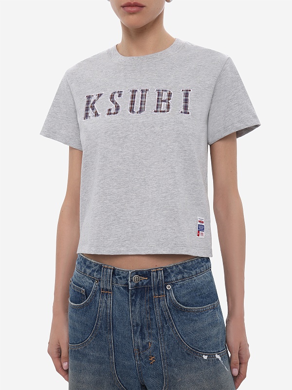 Футболка жен Ksubi WSP26TE015 grey - 3