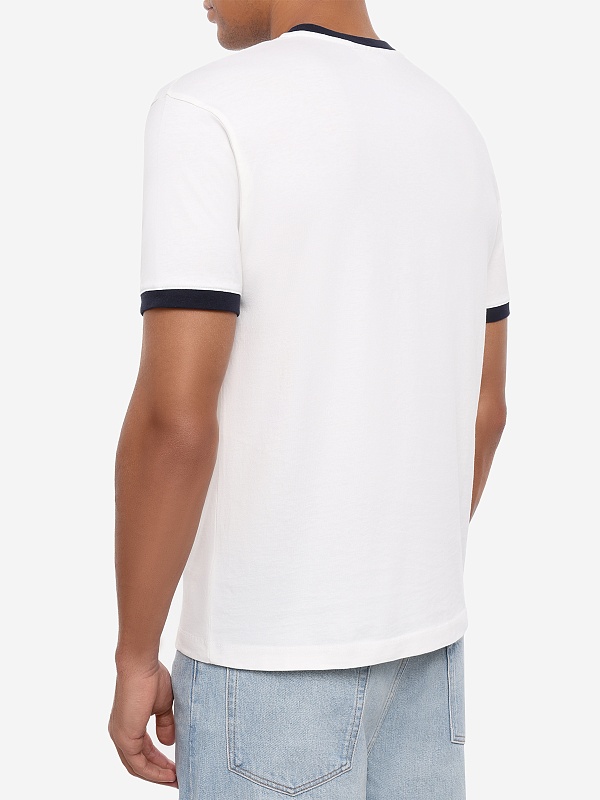 Футболка муж Drôle de Monsieur PERM-TS339-CO311-OW OFF WHITE - 4