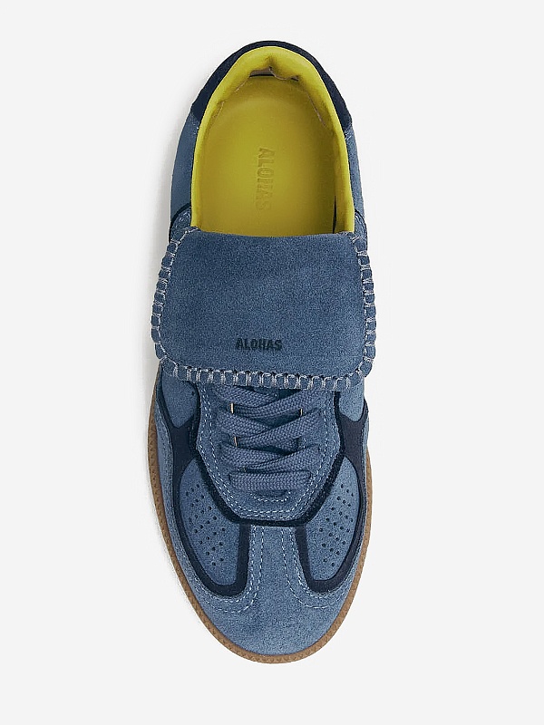 Кеды муж ALOHAS S100917-02 Suede Blue - 3