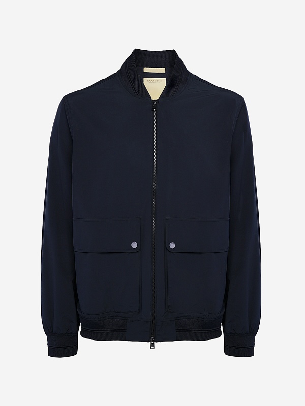 Бомбер муж Woolrich CFWOOU2145MRUT3128 MELTON BLUE - 0