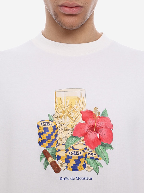Футболка муж Drôle de Monsieur K-TS300-CO002-OW OFF WHITE - 5