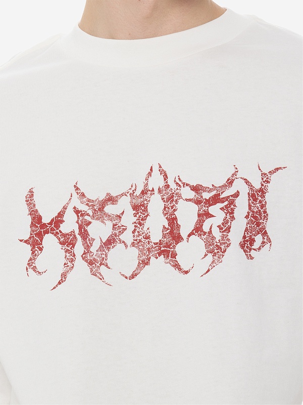 Футболка с длинным рукавом муж Ksubi MFA24TE007 White - 5