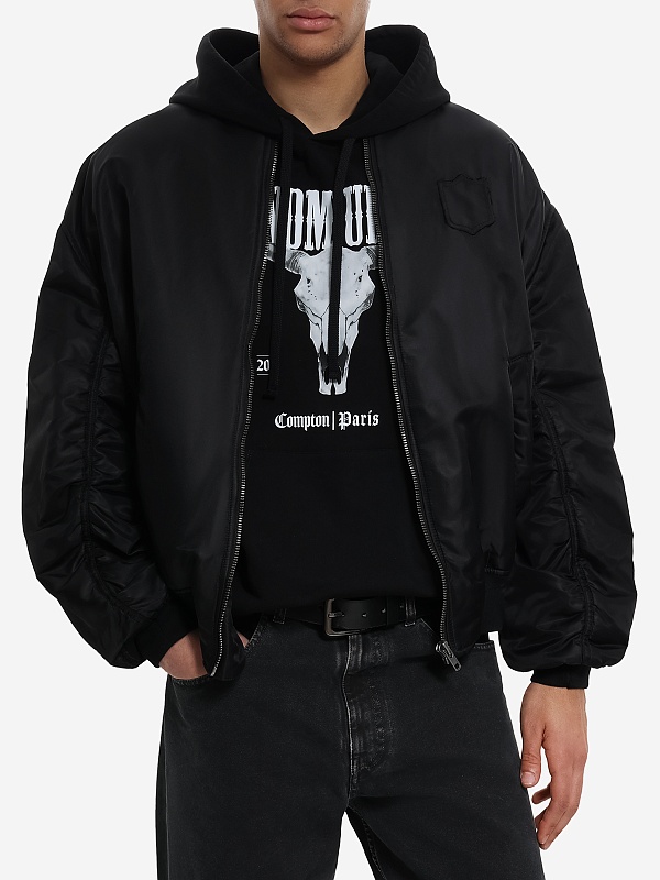 Бомбер муж IH NOM UH NIT NUW25104 009_BLACK - 3