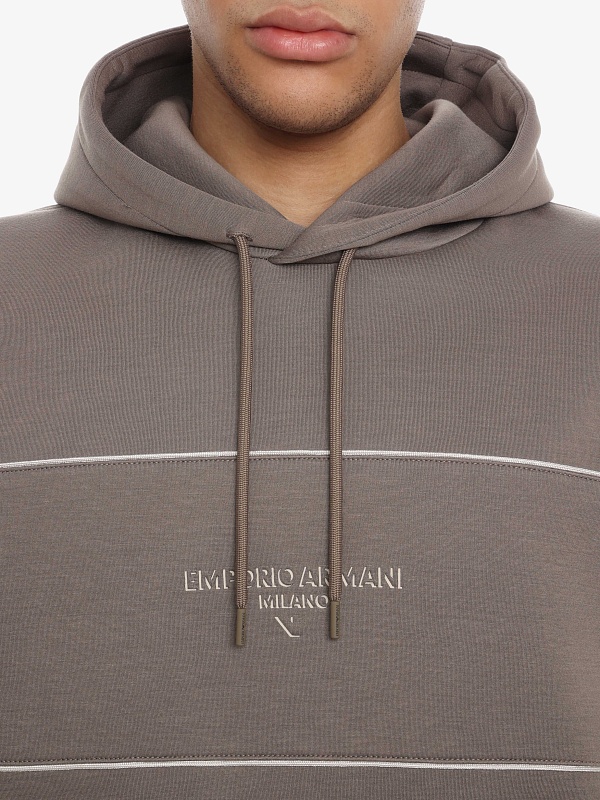 Худи муж Emporio Armani EM002885 AF17545 U6189 WALNUT - 5