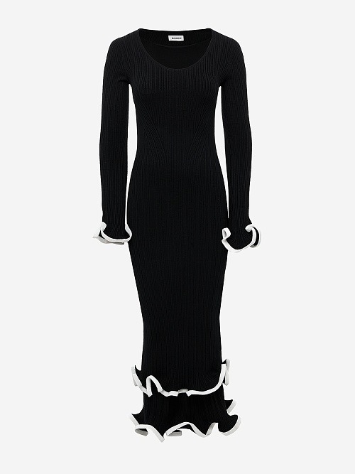 Платье жен Simkhai 525-1145-K BLACK - 0