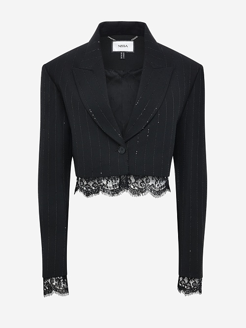 Жакет жен Nissa SS1348 black - 0