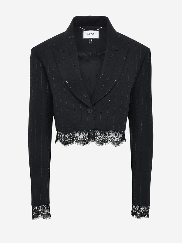 Жакет жен Nissa SS1348 black - 6