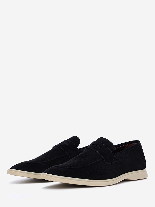 Лоферы муж Bougeotte MLGS-SUCSVK-BLACK Black - 1