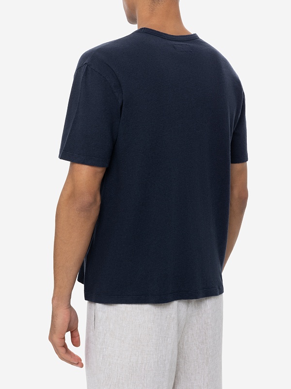 Футболка муж Officine Generale S25MTEE202 NIGHT SKY - 3