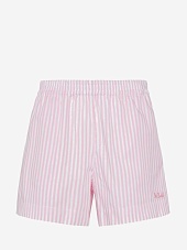 Шорты жен MC2 Saint Barth MEA002 03863H POPELINE SB BEACH STRIPES V 21 EMB