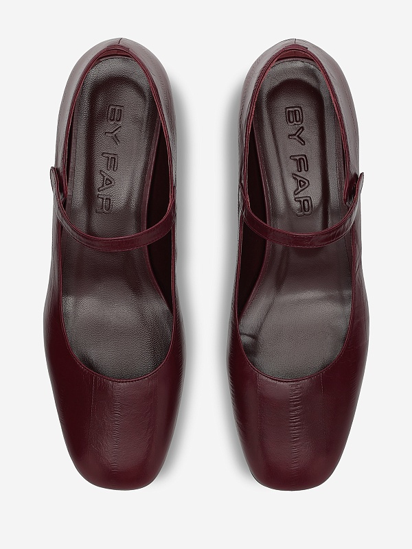 Туфли жен By Far MWFHC002CL036RD028PL SOUR CHERRY RD028 - 3