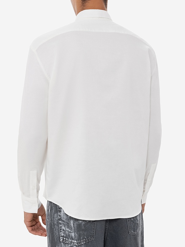 Рубашка муж Etudes Studio LYRIQUE LS ACCENT OXFORD White - 4