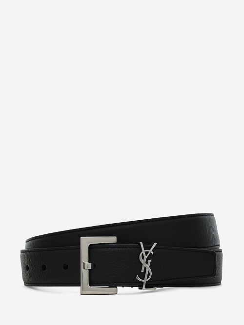 Ремень муж Saint Laurent 634440DTI0E/_1000 Nero - 0