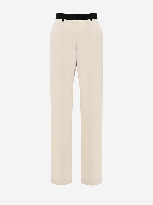 Брюки жен EENK EEB-1P351-PT01-IV Ivory - 0