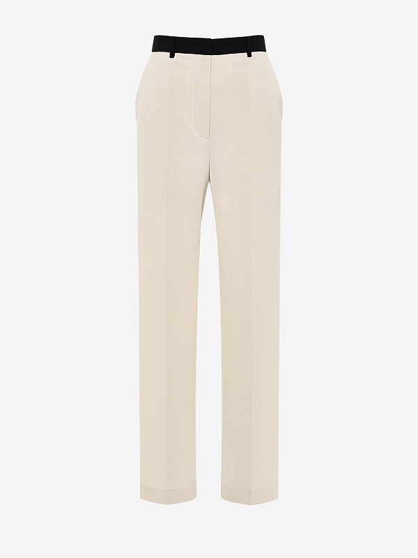 Брюки жен EENK EEB-1P351-PT01-IV Ivory - 5