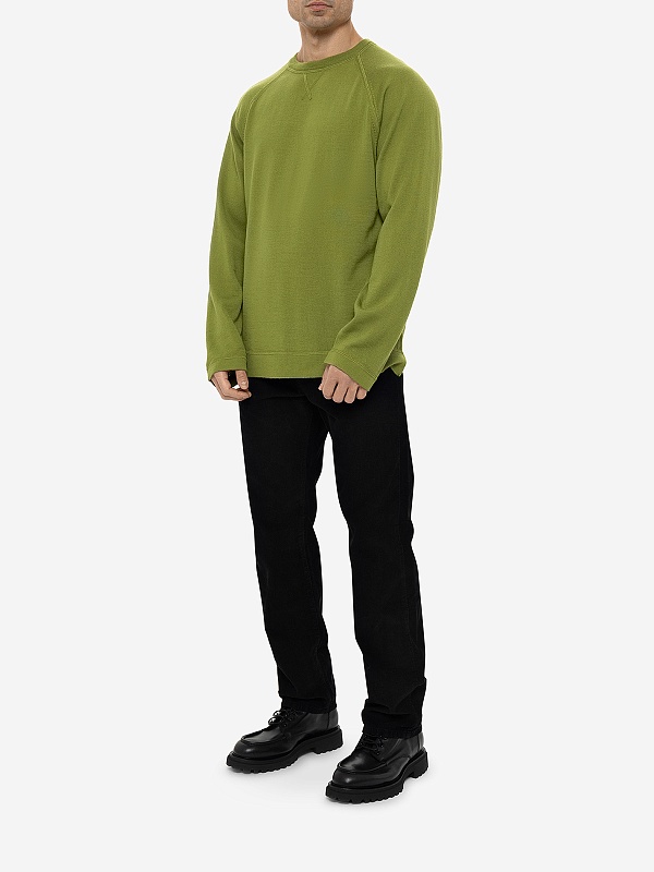 Свитер муж Officine Generale S24MKNT304PRE FRESH GREEN - 2
