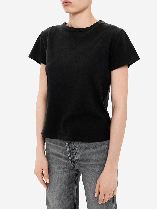 Футболка жен Re/Done 024-2WSC1 WASHED BLACK - 3