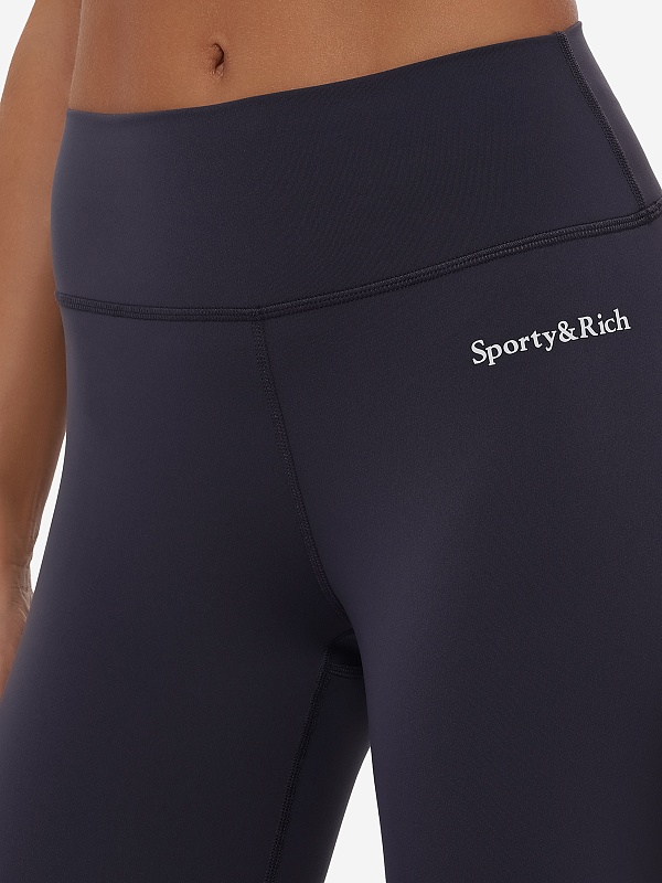 Леггинсы (спортивные) жен Sporty & Rich PA002711300GY25 Carbon White - 5