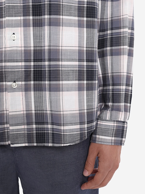 Рубашка муж Woolrich CFWOSI2023MRUT5321 LIGHT BLUE CHECK - 5