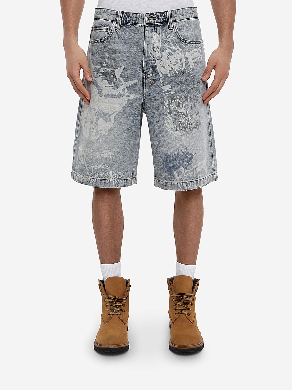 Шорты муж Ksubi MPS26WA010 denim - 3