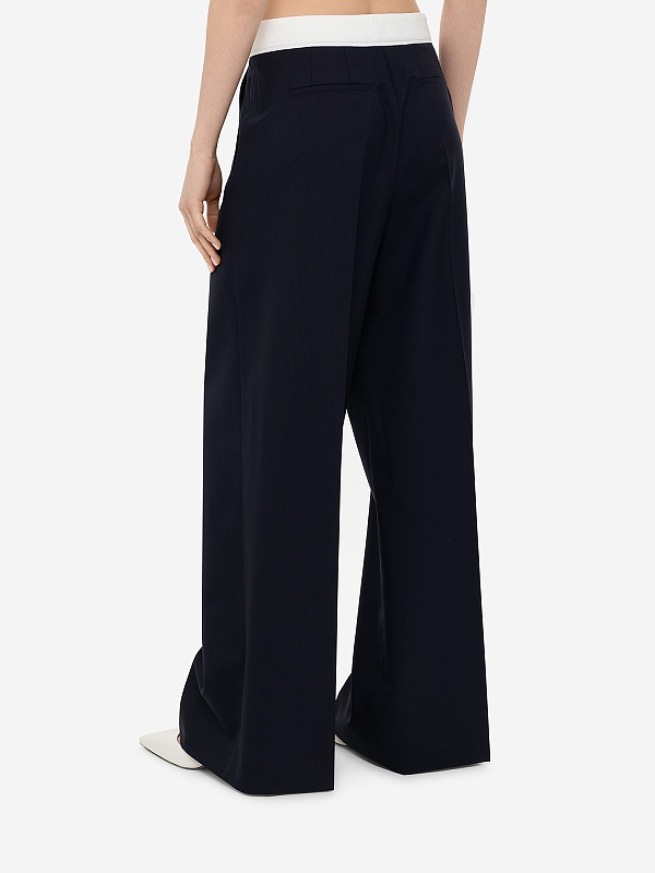 Брюки жен Officine Generale S24WTLG466 DARK NAVY - 4
