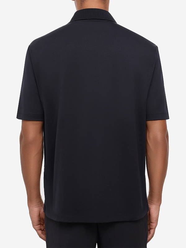 Поло муж Emporio Armani EM004915 AF24470 UB118 BLUE NAVY - 4