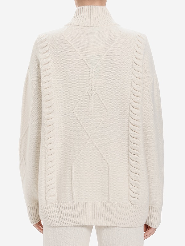 Кардиган жен Burka kn25-k002 Молочный - 3