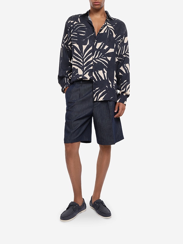 Рубашка муж Emporio Armani EM005762 AF13285 F1047 FOREST FANCY - 1