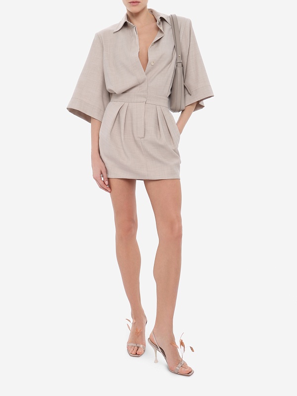 Платье жен THE ANDAMANE T190183A TNP246 IVORY - 1