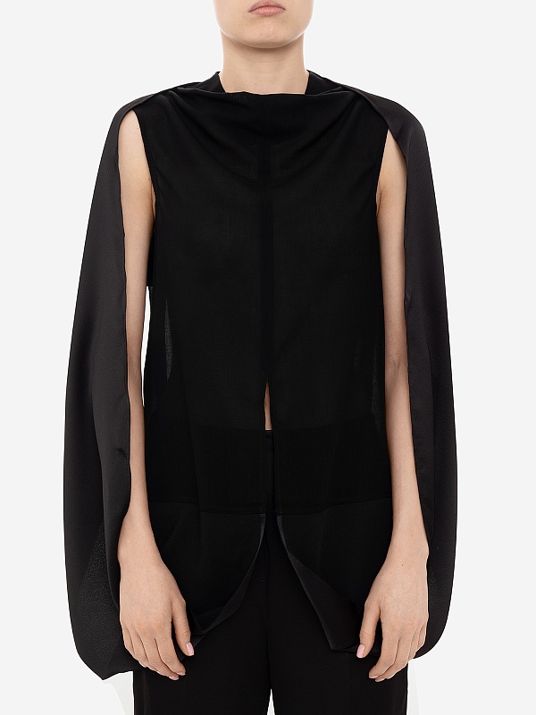 Блуза жен LE17SEPTEMBRE LS2411BL002EBK BLACK - 3