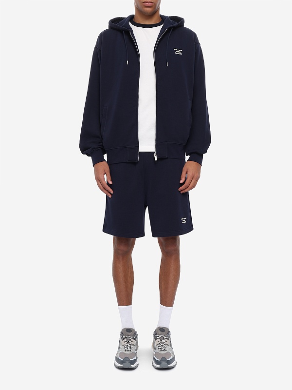Толстовка на молнии муж Drôle de Monsieur PERM-HO207-CO312-NY NAVY - 1