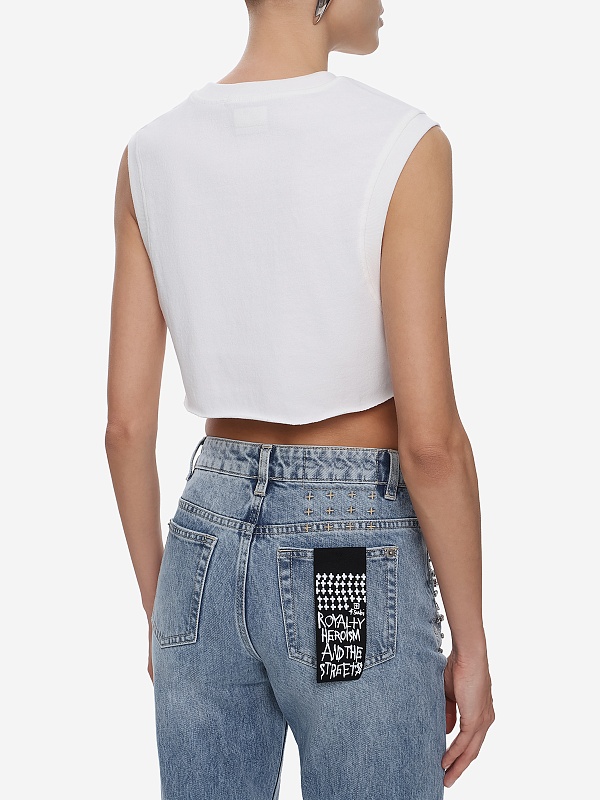 Топ жен Ksubi WPS26TA003 white - 3