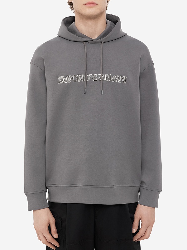 Худи муж Emporio Armani 3D1M63 1JHSZ 06I2 LOGO CASTEL - 3