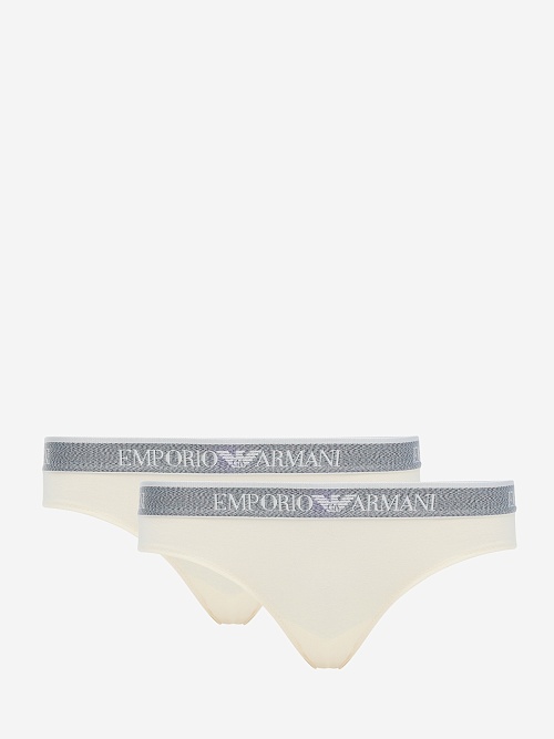 Набор (трусы 2 пары) жен Emporio Armani EW000403 AF15345 M1088 IVORY/IVORY - 0