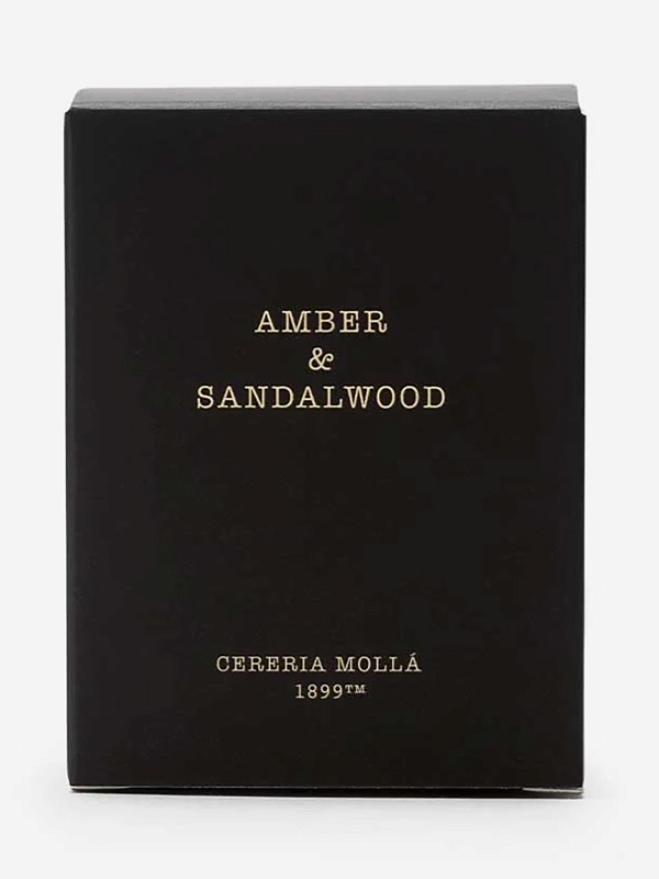 Свеча унисекс Cereria Molla 1899 MI5537 Amber & Sandalwood 70 - 1