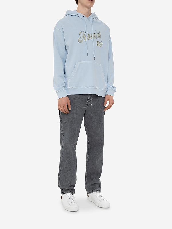 Худи муж Ksubi MPF24FL007 BLUE - 2