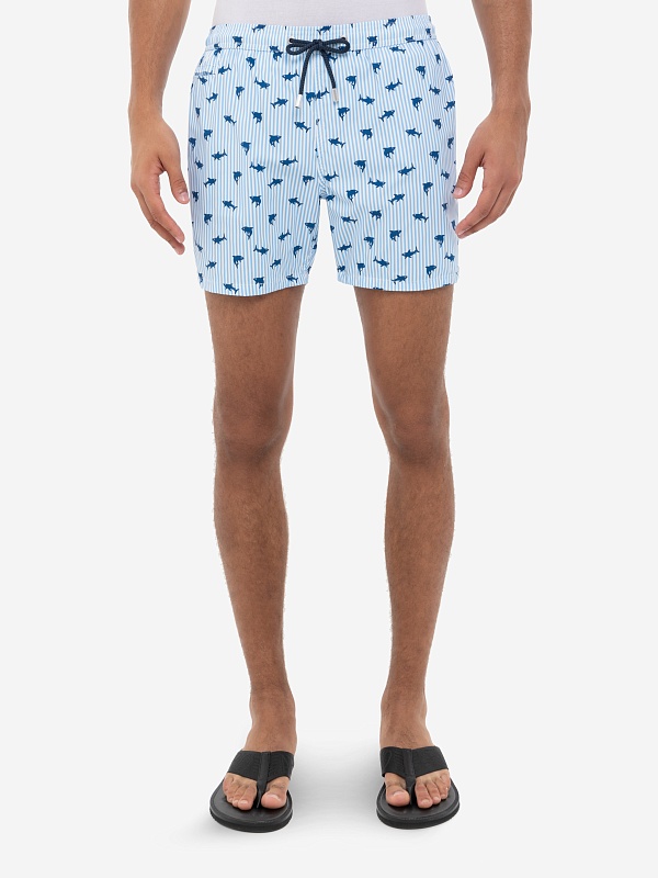 Плавки муж MC2 Saint Barth COM0009 01715H SHARK TROUBLE STRIPES S 3161 - 2
