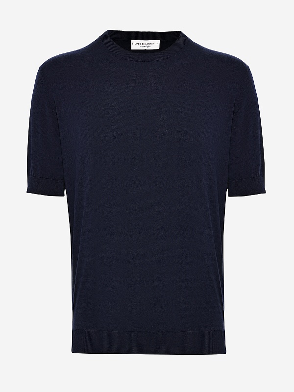 Джемпер с коротким рукавом муж Filippo De Laurentiis GC1MC SU18R 891 - 5