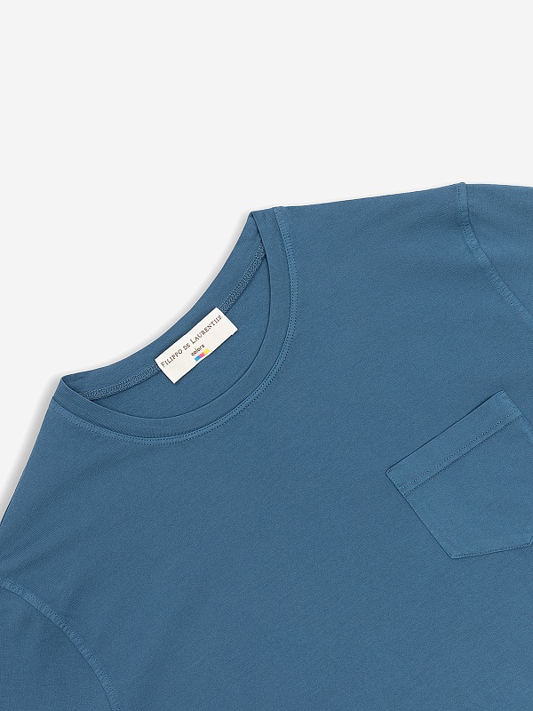 Футболка муж Filippo De Laurentiis TSMCTAS JERVIN V870 denim - 2