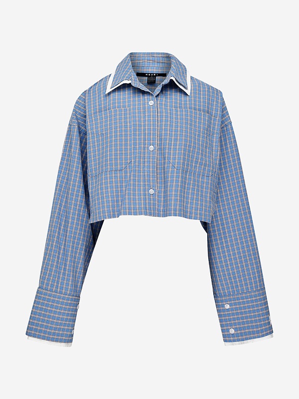 Рубашка жен Ksubi WPS26SH010 blue - 0