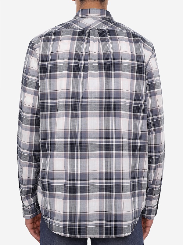 Рубашка муж Woolrich CFWOSI2023MRUT5321 LIGHT BLUE CHECK - 4