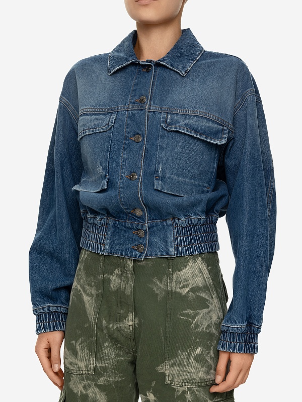 Куртка джинсовая жен MSGM 3641MDH233L 247292 89 - 3