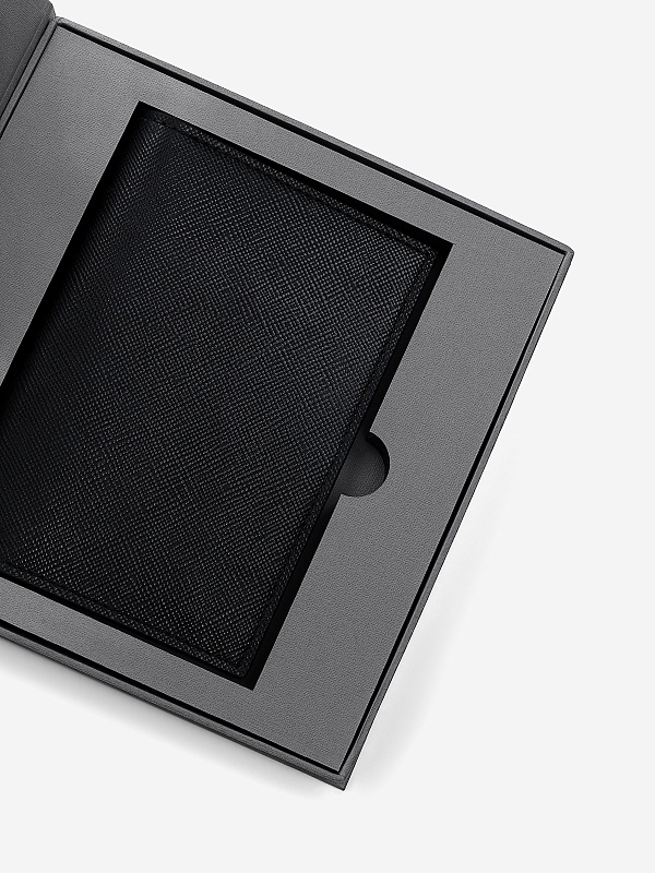 Обложка для паспорта Louis XIV Classic Black - 7